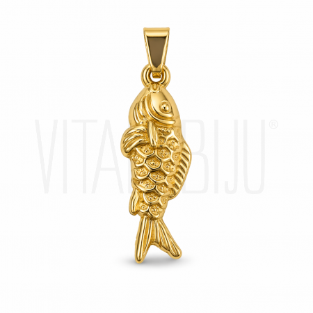 Pendente Peixe 28x9mm - Aço In...